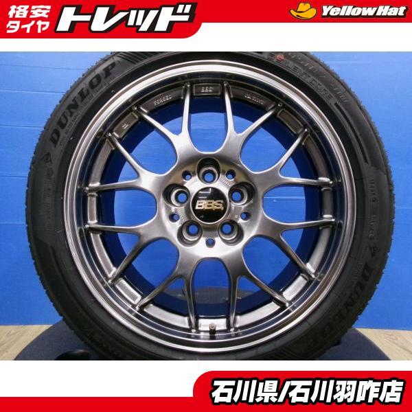 DUNLOP（ダンロップ） 鍛造 5H100 BBS RG-R RG714 1770+48 新品夏 2024
