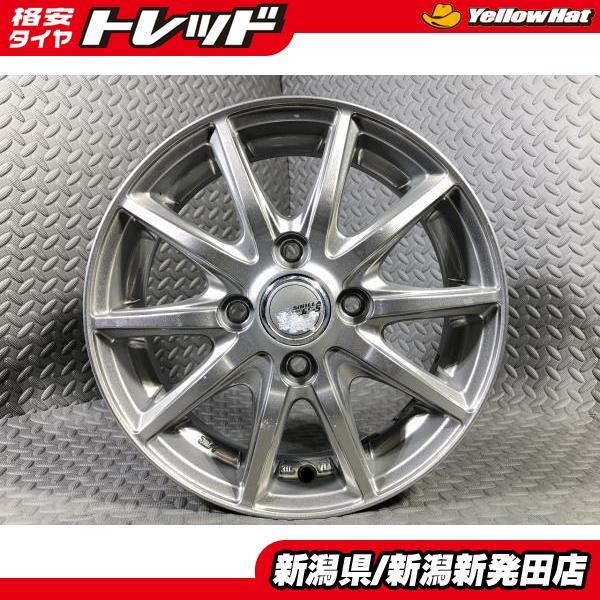 中古】SIBILLA 4J-13 +43.0 100 4H 軽自動車のスタッドレス用に！ミラ 