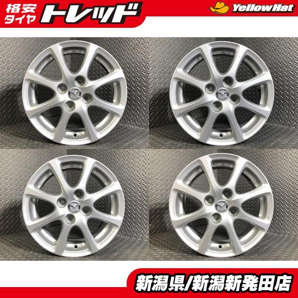 送料無料】マツダ純正 5.5J-14 +40 100 4H デミオ などに 新 : タイヤ 