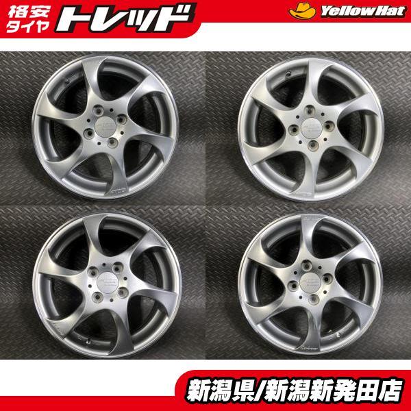中古】ロリンザー ATG 15-5.5J +45 100 4H シルバー LORINSER タンク