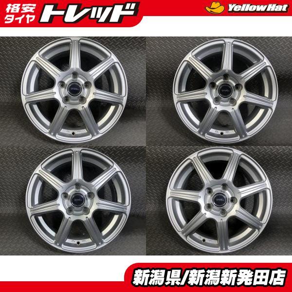 中古4本セット】社外アルミホイール TOP RUN 16-6.5J +46 114.3 5H 