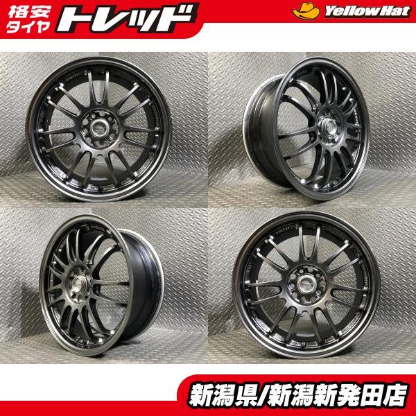 中古ホイール4本セット】RAYS RE30 7J-17 +48 100 5H レイズ 鍛造 軽量