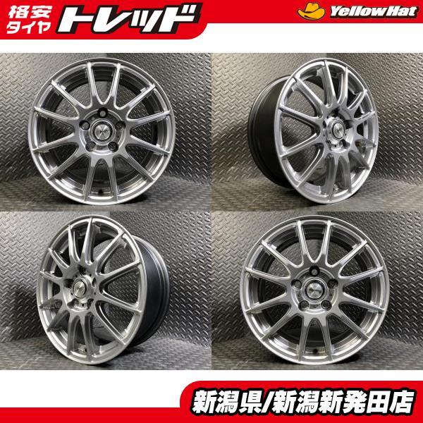 中古ホイール4本セット】社外 GRASS 6.5J-16 +53 114.3 5H ノア 
