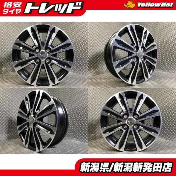 中古ホイール4本セット】ダイハツ タントカスタム純正 4.5J-14 +45 100