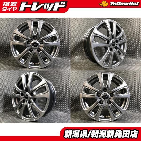 中古ホイール4本セット】社外 Weds ARREEST 6J-15 +43 114.3 5H ノア