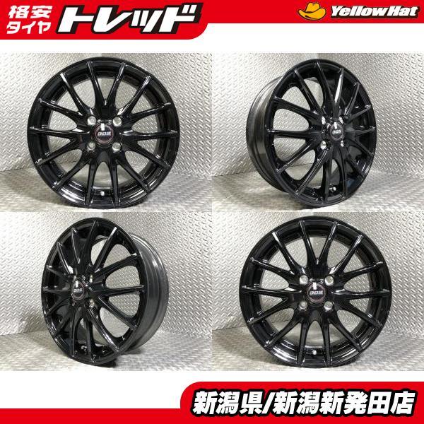 新古品 ホイール4本セット】社外 BADX D.O.S 4.5J-15 +45 100 4H 