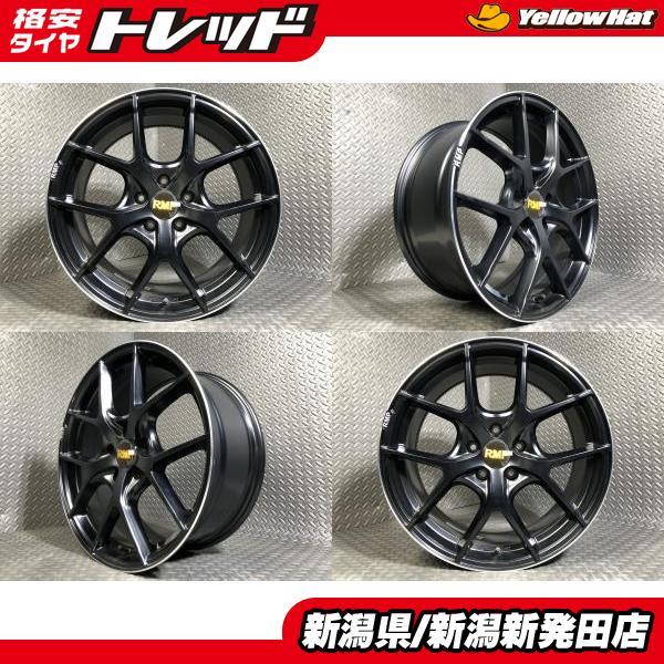 新古品ホイール4本セット】社外 MID RMP 025F 18×8J +42 5H 114.3 210
