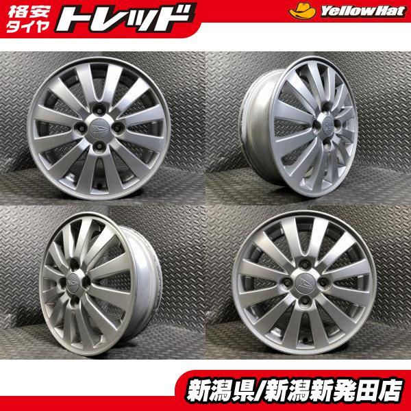 中古ホイール4本セット】ダイハツ純正 4.5J-14 +45 100 4H ウェイク 