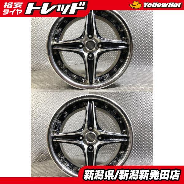 中古ホイール2本】歪み有 SSR SP2-R 6.5J-15 +49.0 100 4H 希少 軽