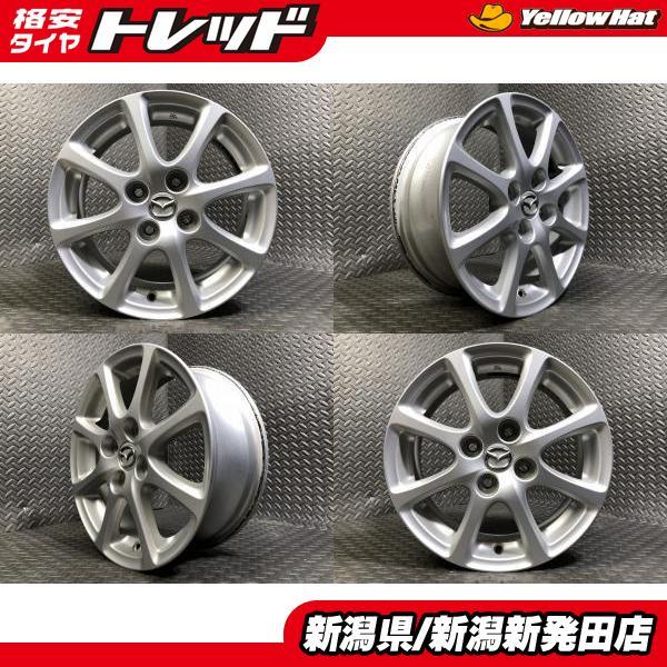 中古ホイール4本セット】マツダ デミオ純正 5.5J-14 +40 100 4H