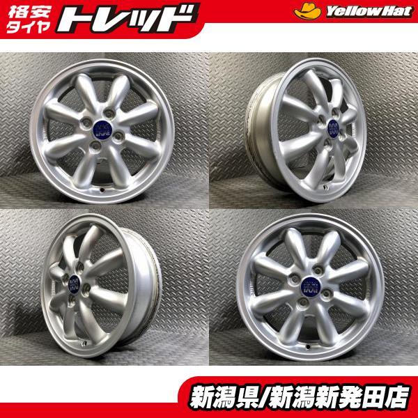 中古ホイール4本】ダイハツ純正 ミニライト 4.5J-15 +45 100 4H