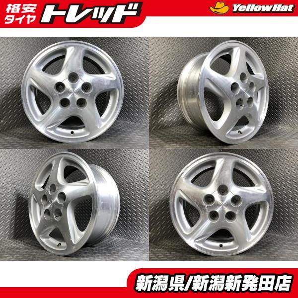 中古ホイール4本セット】トヨタ NADIA 純正 6J-15 +45 114.3 5H 