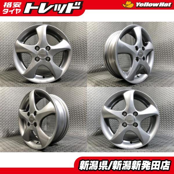 中古ホイール4本セット】社外 BRIDGESTONE TOPRUN 4.5J-14 +45 100 4H