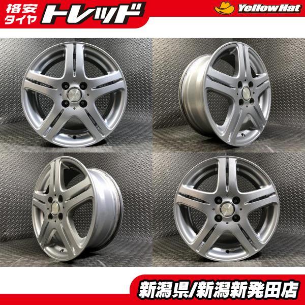 中古ホイール4本セット】社外 DUNLOP DUFACT DF5 6J-15 +45 100 4H