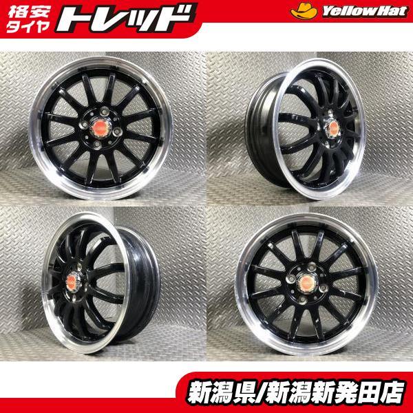 中古ホイール4本セット】社外 マルゼン S-CADA 5J-15 +45 100 4H 