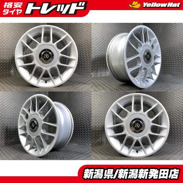 AQUA 15インチ 15x6J+52 114.3-5H 4本セット アクア 15インチ アルミ