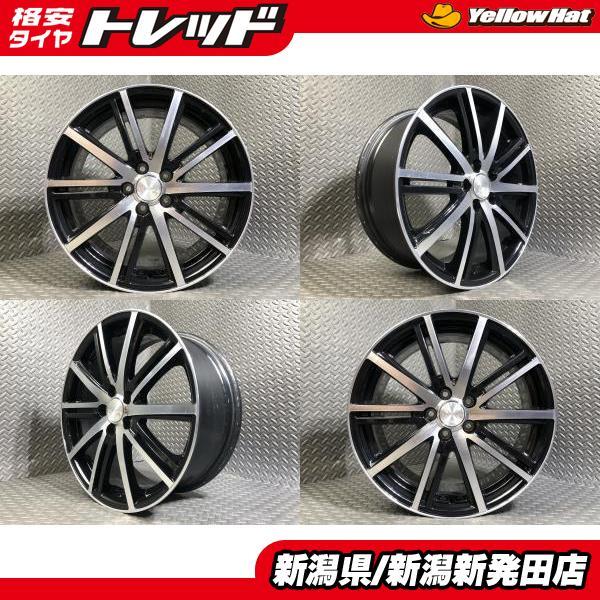 中古ホイール4本セット】社外 BALMINUM 17-7J +53 5H 100 プリウス 86 