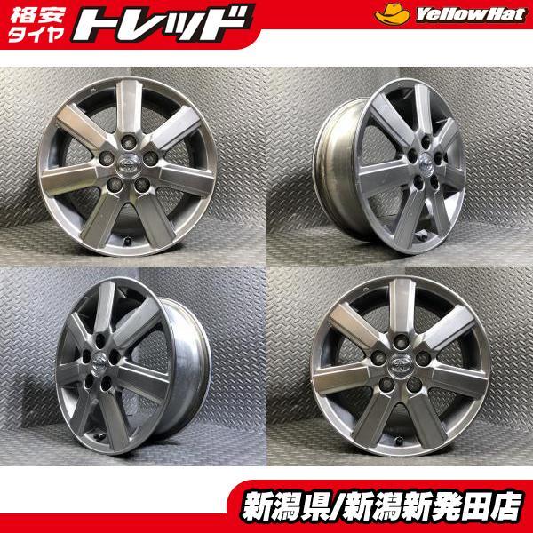 ヴォクシー 70系 純正16インチ ホイール 4本セット★送料込み 中古】4本セット トヨタ 70系ヴォクシー純正 6J-16 +50 114.3 5H