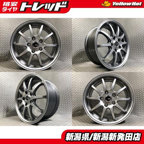 中古ホイール】HOT STUFF G-SPEED 6.5J-16 +53 114.3 5H 4本セット 