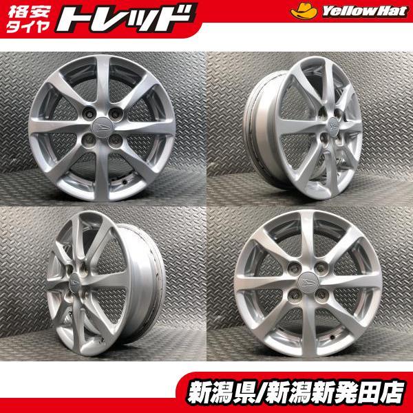 ムーヴ ダイハツ純正 アルミ ホイール 4本セット 14インチ 4.5J ET45 4H PCD100 ムーヴ キャンバス コンテ ミラ ココア タント 発　　