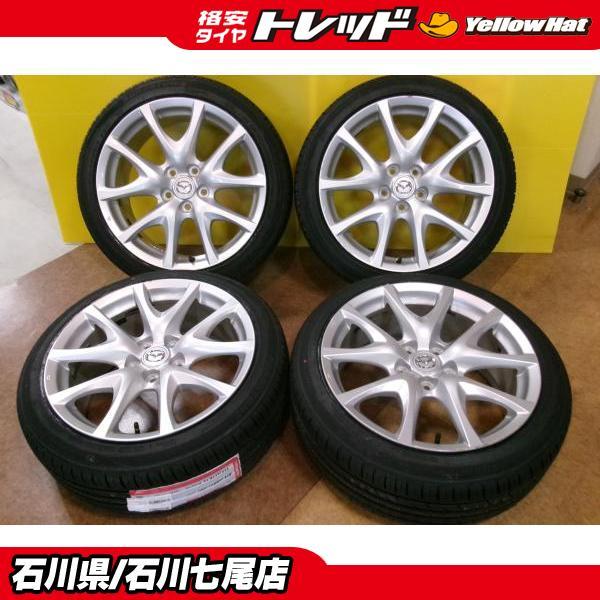 215/45R18 アルミホイールセット アクセラ・純正流用】215/45R18 新品夏タイヤセット 【2026年製