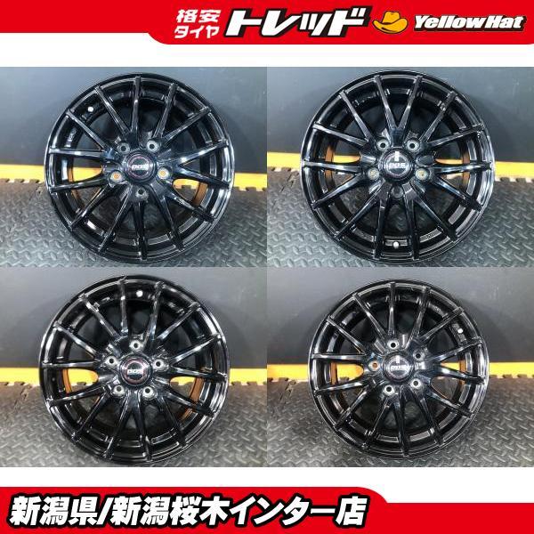 中古】DOS 6J-15 +52.0 114.3 5H ブラック 15インチ ホイール 