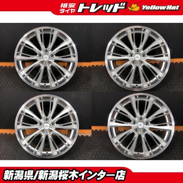 アテンザ ハリアー等【中古】LEONIS EX 8J-19 +43 114.3 5H RAV4 