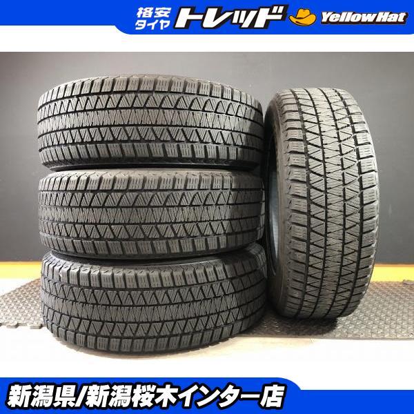中古バリ溝ブリヂストンスタッドレスセット225/65R17 ハリアー、RAV4 BRIDGESTONE（ブリヂストン） ハリアー【中古スタッドレスタイヤ4本