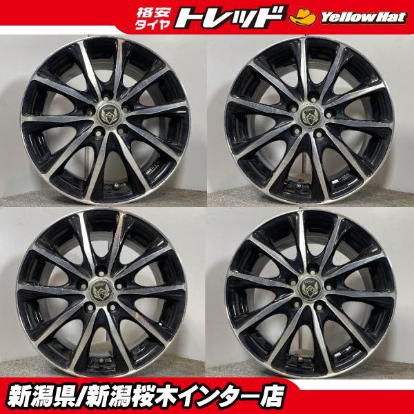 美品 タイヤアルミホイール4本 WEDS RIZLEY 15インチ 6J 5穴 中古アルミホイール】15インチ 4本セット Weds RIZLEY 6J 15 +43 5H