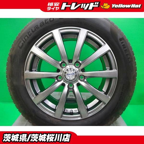 MAZDA3 スタッドレス ピレリ205/60R16 4本セット　美品 PIRELLI（ピレリ） MAZDA3 アクセラ アテンザ ビアンテ 中古 ZACK 16