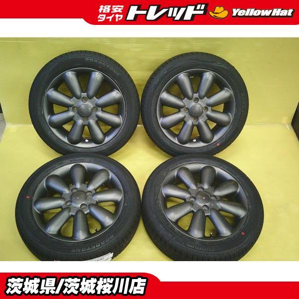 ハスラー キャスト 中古 アルミ 15インチ 5.0J +45 4H PCD100 新品
