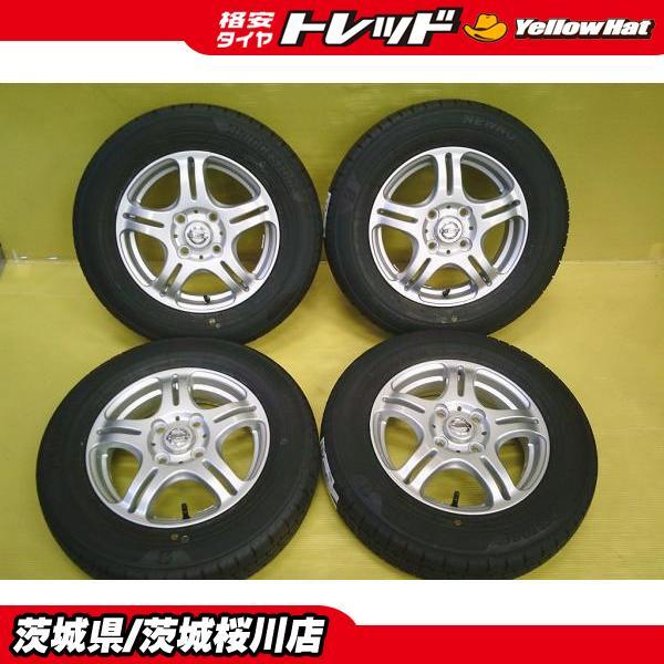BRIDGESTONE（ブリヂストン） モコ MRワゴン 中古 アルミ 13