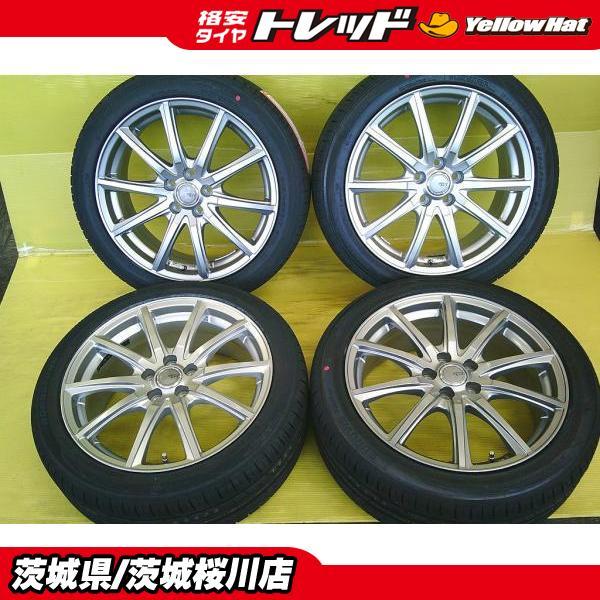 プリウス カローラスポーツ 中古アルミ 7.0J +48 5H PCD100 新品 輸入 