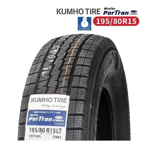 KUMHO（クムホ） 195/80R15 2025年製 新品スタッドレスタイヤ KUMHO 