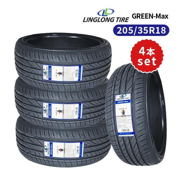 4本セット 205/35R18 2024年製造 新品サマータイヤ LINGLONG GREEN-Max  