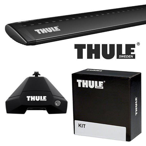 THULE BMW X4 ���[�t���[���Ȃ� 14�` ���[�t�L�����A��t1�䕪�Z�b�g TH7105+TH7114B+THKIT5142