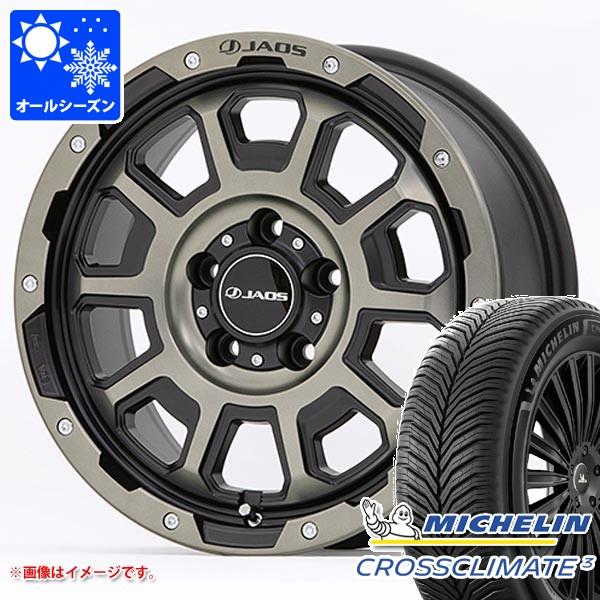 ミツビシ デリカD5用 オールシーズンタイヤ ミシュラン クロスクライメート3 235/65R17 108W XL ジャオス アダマス BL5 7.5-17