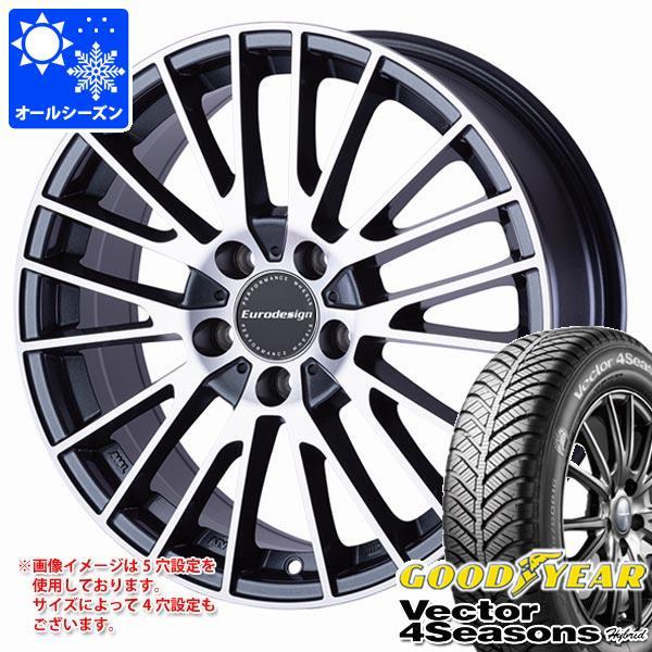 ルノー ルーテシア BJ系用 オールシーズンタイヤ グッドイヤー ベクター 4シーズンズ ハイブリッド 195/55R16 87H ユーロデザイン カルヴァー