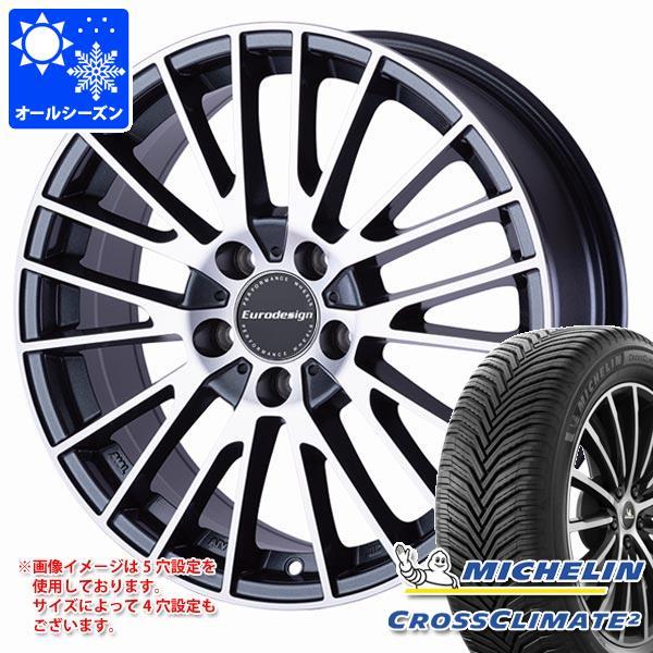 VW ポロ 6R系用 オールシーズンタイヤ ミシュラン クロスクライメート2 215/40R17 87W XL ユーロデザイン カルヴァー
