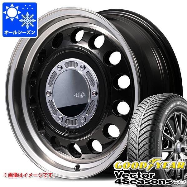 スズキ ハスラー用 オールシーズンタイヤ グッドイヤー ベクター 4シーズンズ ハイブリッド 165/65R14 79H ガルシア シスコ タイプ2 4.5-1