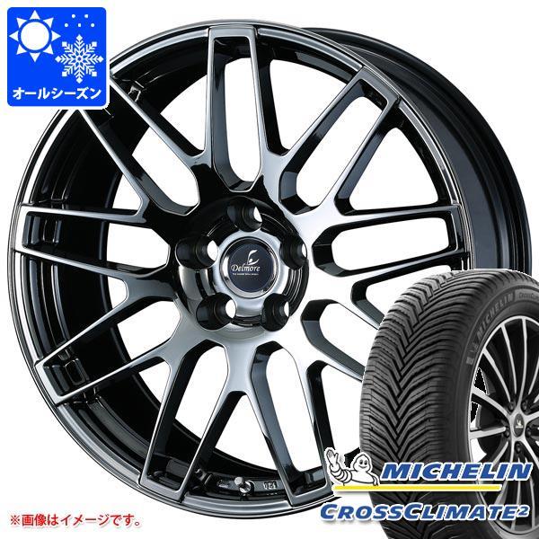 レクサス ES用 オールシーズンタイヤ ミシュラン クロスクライメート2 235/45R18 98Y XL デルモア LC.S 8.0-18