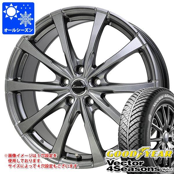 スズキ エブリイワゴン DA17W用 オールシーズンタイヤ グッドイヤー ベクター 4シーズンズ ハイブリッド 155/70R13 75H エクシーダー E08