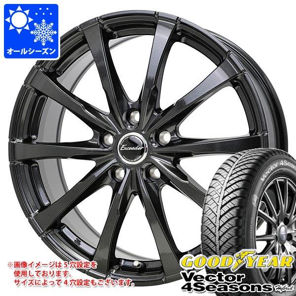 スズキ エブリイワゴン DA17W用 オールシーズンタイヤ グッドイヤー ベクター 4シーズンズ ハイブリッド 155/70R13 75H エクシーダー E08