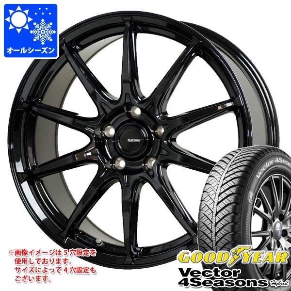 トヨタ プリウス 60系用 オールシーズンタイヤ グッドイヤー ベクター 4シーズンズ ハイブリッド 195/60R17 90H ジースピード G-05 7.0