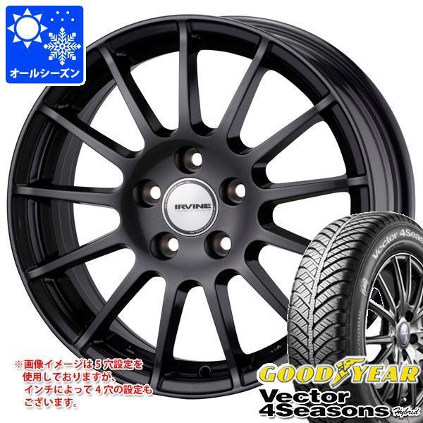 ルノー ルーテシア BJ系用 オールシーズンタイヤ グッドイヤー ベクター 4シーズンズ ハイブリッド 185/65R15 88H アーヴィン F01