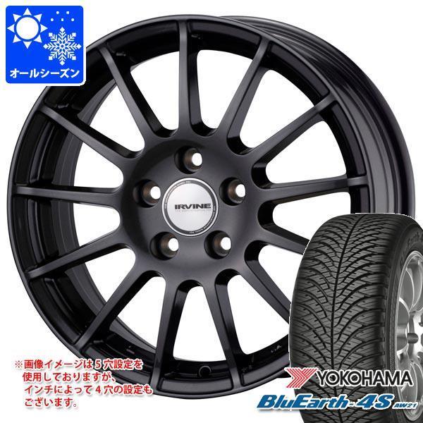 ルノー ルーテシア BJ系用 オールシーズンタイヤ ヨコハマ ブルーアース4S AW21 185/65R15 88H アーヴィン F01