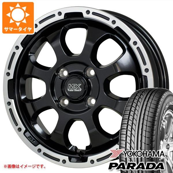 スズキ キャリイ DA16T用 2026年製 サマータイヤ ヨコハマ パラダ PA03 165/55R14C 95/93N ブラックレター マッドクロスグレイス