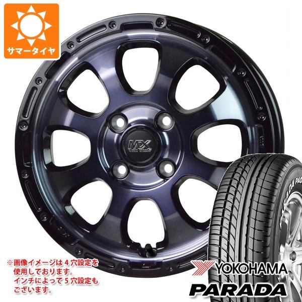 スズキ キャリイ DA16T用 サマータイヤ ヨコハマ パラダ PA03 165/55R14C 95/93N ブラックレター マッドクロスグレイス 4.5-14