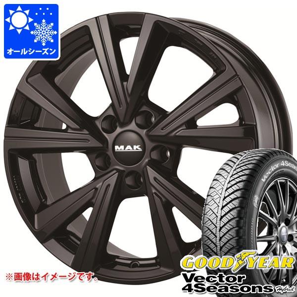 アルファロメオ ジュリア用 オールシーズンタイヤ グッドイヤー ベクター 4シーズンズ ハイブリッド 225/45R18 91H MAK モンツァ