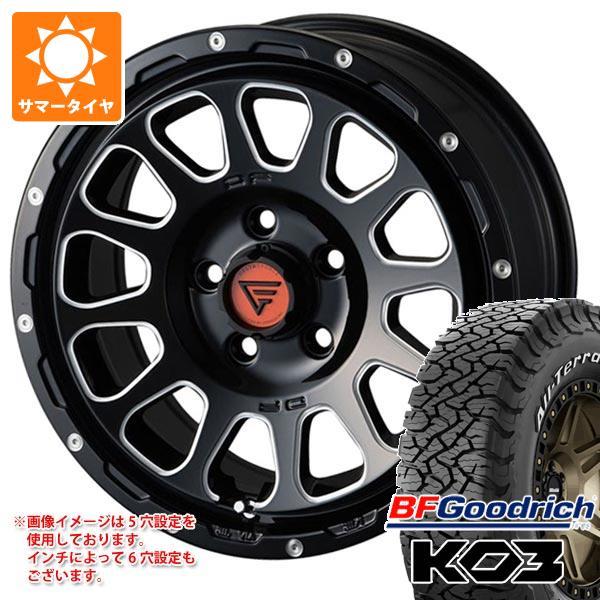 ミツビシ デリカD5用 サマータイヤ BFグッドリッチ オールテレーンT/A KO3 LT225/70R16 102/99S ホワイトレター デルタフォース オーバル 7.0-16